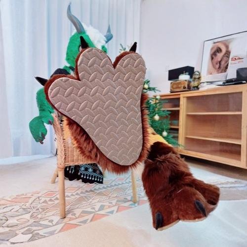 mini partial fursuit